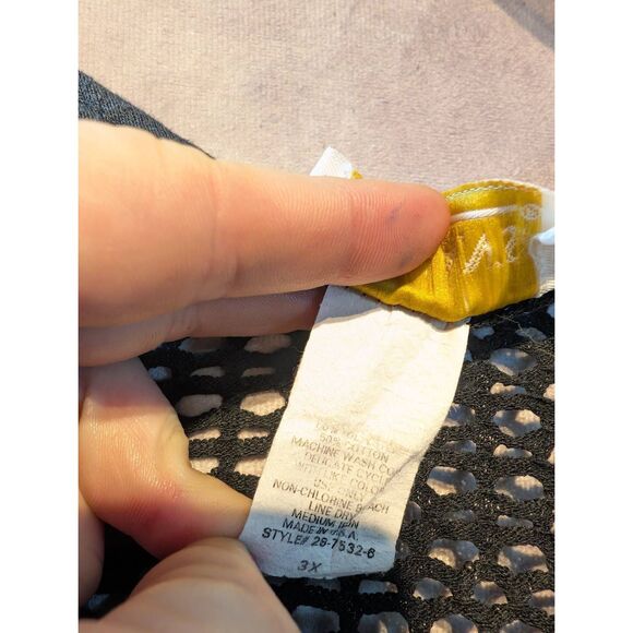 Roamans Plus size mesh cardigan or cover-up 3x - Picture 5 of 5